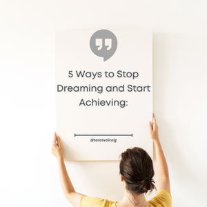 5 Steps To Reach Your Goals - Stop Dreaming and Start Achieving